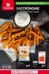 Gazetka promocyjna Selgros - Gastronomie - Gazetka - ważna od 12.06 do 12.06.2024 - strona 1 - produkty: angebot, angebote, beutel, LG, sahne, schlagsahne, Ti
