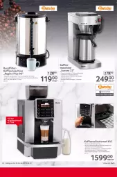 Gazetka promocyjna Selgros - Gastronomie - Gazetka - ważna od 12.06 do 12.06.2024 - strona 26 - produkty: auto, Behälter, bohne, bohnen, edelstahl, eis, elle, getränk, getränke, gin, kaffee, kaffeemaschine, kaffeevollautomat, latte, reis, Signal, tasse, Ti, wasser, wassertank