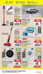 Gazetka promocyjna Lidl - Wochen-Highlights im Onlineshop - Gazetka - ważna od 29.01 do 29.01.2023 - strona 3 - produkty: akku, auer, bodensauger, bügel, Bügelstation, bürste, dampfbügelstation, eis, handstaubsauger, K2, küche, ndk, Reinigung, Ria, Saugroboter, silvercrest, staubsauger, teppich, Ti, Trockner, wandhalterung, Waschen und Trocknen, waschmaschine, waschtrockner, wasser, wassertank