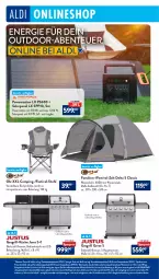 Gazetka promocyjna AldiSud - NÄCHSTE WOCHE - Gazetka - ważna od 22.07 do 22.07.2023 - strona 40 - produkty: aldi, angebot, angebote, auer, Bau, beleuchtung, edelstahl, eis, ente, erde, gasgrill, gin, grill, küche, ndk, reis, rückenlehne, rum, Schal, Schale, Sport, stuhl, Ti, Tiere, uhr, wasser, Zelt