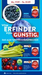 Gazetka promocyjna AldiSud - NÄCHSTE WOCHE - Gazetka - ważna od 22.07 do 22.07.2023 - strona 6 - produkty: aldi, asti, beere, beeren, eis, elle, heidelbeere, heidelbeeren, kirsch, kirsche, kirschen, kracher, reis, Schal, Schale, stauden, Ti