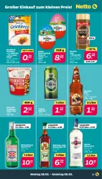 Gazetka promocyjna Netto - Angebote ab Montag - Gazetka - ważna od 05.03 do 05.03.2022 - strona 14 - produkty: aqua, aquavit, bohne, bohnen, bohnenkaffee, Brei, eis, ente, kaffee, Kinder, kräuter, kräuterlikör, leine, likör, löslicher bohnenkaffee, malteser, martini, milch, milchreis, mondamin, Nescafé, nescafé gold, pils, pilsener, reis, studentenfutter, Ti