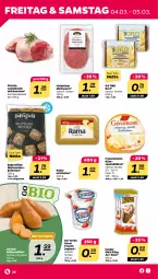 Gazetka promocyjna Netto - Angebote ab Montag - Gazetka - ważna od 05.03 do 05.03.2022 - strona 27 - produkty: auer, Bau, Bauer, bio, brot, brötchen, butter, eis, Elan, frucht, fruchtjoghurt, holsteiner, joghur, joghurt, kartoffel, kartoffeln, Käse, Kinder, Kinder Maxi, kinder maxi king, lamm, lammkeule, Meister, Mett, mettwurst, rama, Spezi, steiner, Süßkartoffeln, Ti, wurst