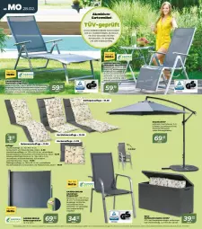 Gazetka promocyjna Netto - Angebote ab Montag - Gazetka - ważna od 05.03 do 05.03.2022 - strona 30 - produkty: ampelschirm, auer, aufbewahrungsbox, Garten, gartenmöbel, hocker, latte, Liege, messer, möbel, rel, relaxsessel, Rippen, rückenlehne, sessel, stapelstuhl, stuhl, Ti, ZTE