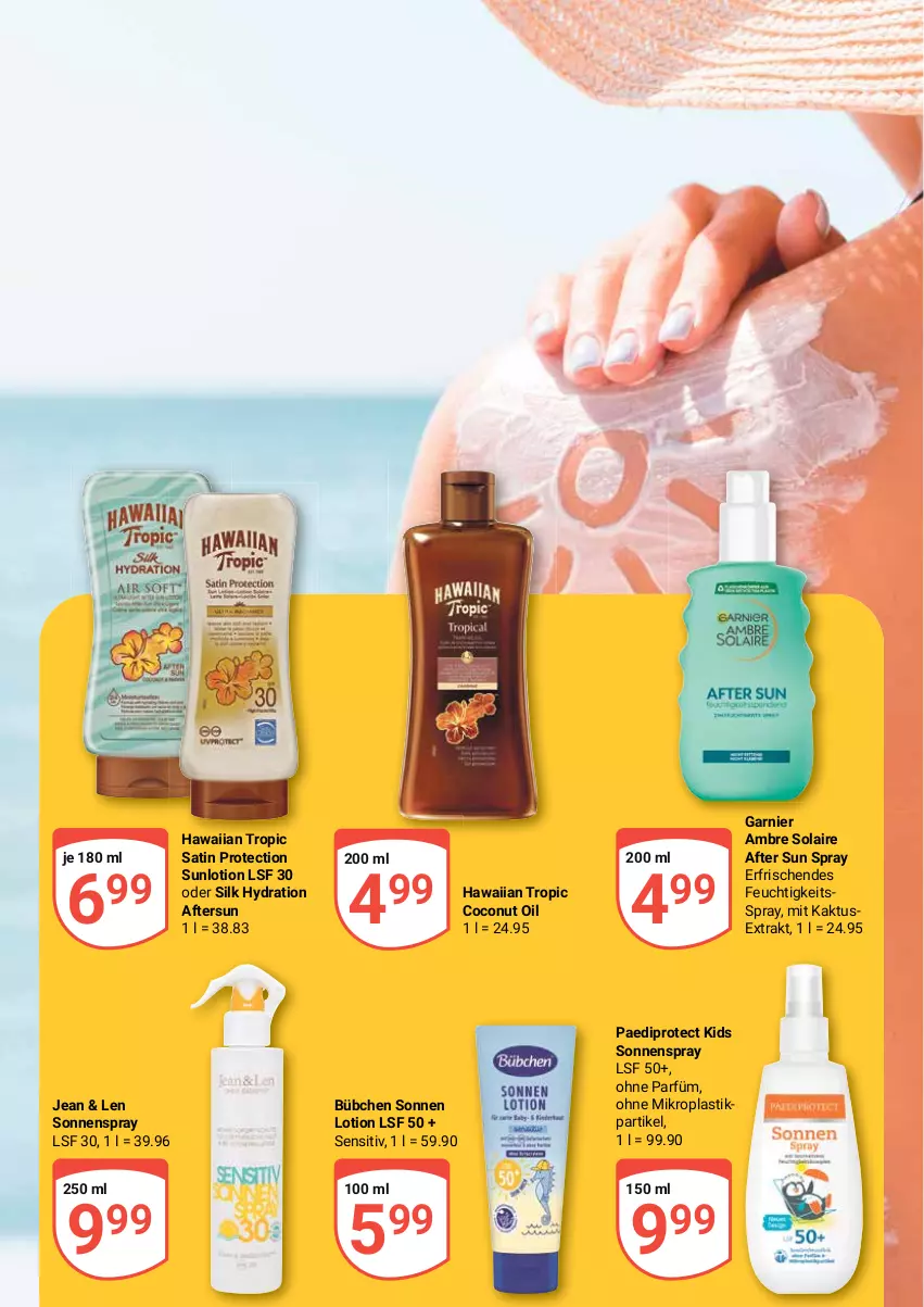 Aktueller Prospekt Globus - Prospekte - von 27.03 bis 01.04.2023 - strona 2 - produkty: after sun, Ambre Solaire, asti, bübchen, coconut, dip, garnier, Lotion, sonnenspray, Sun Spray, Ti