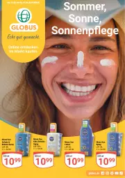 Gazetka promocyjna Globus - Prospekte - Gazetka - ważna od 01.04 do 01.04.2023 - strona 1 - produkty: Lotion, nivea, nivea sun, Sun Lotion, Sun Spray, Ti
