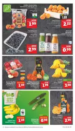 Gazetka promocyjna Marktkauf - Prospekt - Gazetka - ważna od 03.12 do 03.12.2022 - strona 10 - produkty: aktionspreis, ananas, banane, bananen, beere, beeren, bio, clementinen, deka, edeka bio, eis, flasche, heidelbeere, heidelbeeren, Innocent, nuss, orange, orangen, reis, smoothie, tafeläpfel, Ti