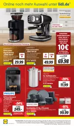 Gazetka promocyjna Lidl - Wochen-Highlights im Onlineshop - Gazetka - ważna od 18.12 do 18.12.2022 - strona 4 - produkty: angebot, angebote, auto, eis, elle, ernesto, espresso, kaffee, kaffeebereiter, Kaffeemühle, kaffeevollautomat, Kombiservice, LG, mikrowelle, milch, milchaufschäumer, ndk, reis, rel, Schal, Schale, silvercrest, spülmaschinen, tasse, tee, telefon, Ti, uhr, wasser, wassertank