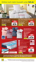 Gazetka promocyjna Lidl - Wochen-Highlights im Onlineshop - Gazetka - ważna od 18.12 do 18.12.2022 - strona 6 - produkty: angebot, angebote, aubergine, Bau, baumwolle, bett, bettwäsche, decke, eis, elle, Ergee, federkern, flieder, gin, kissen, Kissenbezug, komfortschaum-matratze, kopfkissen, lachs, mako-satin bettwäsche, matratze, matratzen, ndk, reis, rel, Ria, Schal, Schale, Tasche, taschen, taschenfederkern-matratze, telefon, Ti, topper, Trockner, uhr, wolle