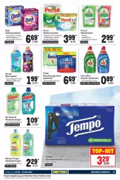 Gazetka promocyjna Metro - Food - Gazetka - ważna od 09.02 do 09.02.2022 - strona 15 - produkty: allzweckreiniger, beutel, Cap, eis, fairy, Finish, flasche, Frosch, geschirr, geschirrspülmittel, kosmetik, megaperls, Meister, meister proper, Palette, persil, reiniger, spülmittel, Tasche, taschen, taschentücher, Tempo, Ti, top-hit, tücher, vernel, vollwaschmittel, waschmittel, weck, weichspüler, xxl-packung