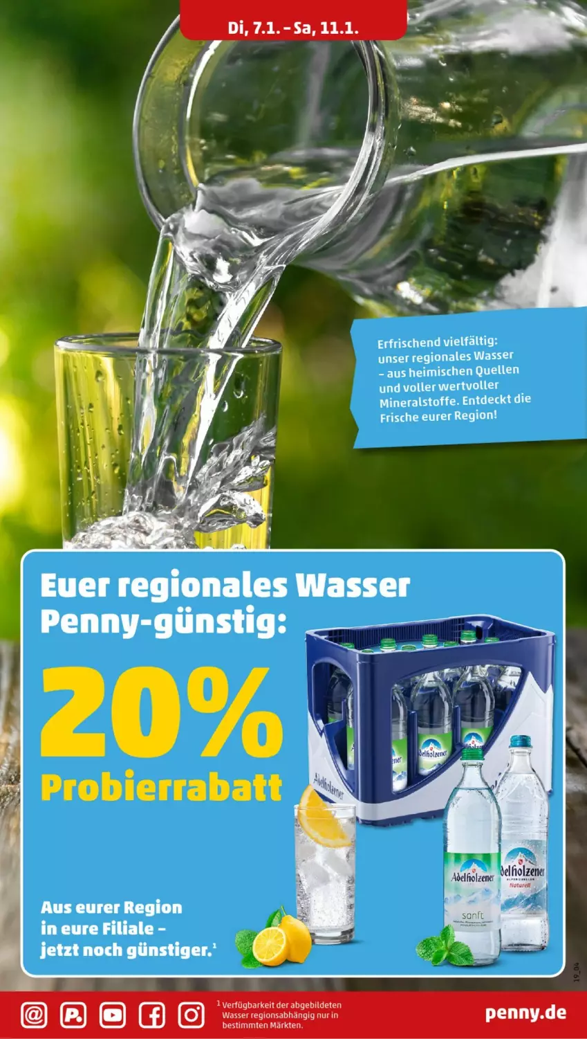 Aktueller Prospekt Penny - Prospekte - von 06.01 bis 11.01.2025 - strona 19 - produkty: elle, Ti, wasser