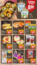 Gazetka promocyjna Rewe - Prospekte - Gazetka - ważna od 22.07 do 22.07.2023 - strona 7 - produkty: albray, almette, böklunder, brot, brötchen, chaumes, chia, ferdi fuchs, fol epi, frischkäse, géramont, hochland, höhlenkäse, Kamin, Kaminwurz, Käse, mac, mestemacher, Mett, pizza, rewe beste wahl, saint albray, salami, schnittkäse, Ti, weichkäse, würstchen