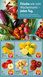 Gazetka promocyjna Rewe - Prospekte - Gazetka - ważna od 22.07 do 22.07.2023 - strona 9 - produkty: apfel, eis, kartoffel, kartoffeln, mango, obst, paprika, speisekartoffeln, Ti, und gemüse, zitrone, zitronen