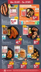 Gazetka promocyjna Aldi Nord - Von Montag - Gazetka - ważna od 27.07 do 27.07.2024 - strona 4 - produkty: aldi, auer, Bau, bauchscheiben, bio, braten, bratwurst, brustfilet, chicken nuggets, curry, dip, eis, filet, fleisch, gewürz, gin, grill, Grillbauch, hackfleisch, küche, Küchen, minutensteaks, nuggets, pute, reis, Ria, rind, rinder, rinder-rouladen, rinderhackfleisch, rouladen, rwe, schwein, schweine, schweinerücken, steak, steaks, Ti, wein, weine, wurst