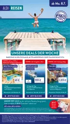 Gazetka promocyjna Aldi Nord - Von Montag - Gazetka - ważna od 27.07 do 27.07.2024 - strona 41 - produkty: aldi, Bad, buch, eis, gutschein, gutscheine, kreuzfahrten, LG, perlen, reis, Schal, Ti, vita, wasser, wasserrutsche, Zelt, ZTE