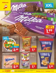 Gazetka promocyjna Netto Marken-Discount - Filial-Angebote - Gazetka - ważna od 27.05 do 27.05.2023 - strona 24 - produkty: bestpreis, eis, frucht, fruchtgummi, Manner, milka, ndk, Ofen, pom-bär, Pretzel, reis, schnitten, Ti, trolli, trolli fruchtgummi