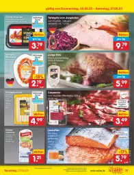 Gazetka promocyjna Netto Marken-Discount - Filial-Angebote - Gazetka - ważna od 27.05 do 27.05.2023 - strona 37 - produkty: ACC, angebot, aqua, bestpreis, bratwurst, Carpaccio, chicken wings, eis, ente, filet, fleisch, fleischwurst, für grill und pfanne, Geflügel, gewürz, gin, grill, grill und pfanne, jungbullen, kräuter, küche, Küchen, lachs, lachsfilet, Mett, mettwurst, olive, oliven, olivenöl, parmigiano, parmigiano reggiano, pfanne, reggiano, reis, rind, tafelspitz, Ti, tisch, und pfanne, wurst, wurst in selbstbedienung, ZTE, zwiebel, zwiebelmettwurst