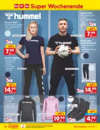 Gazetka promocyjna Netto Marken-Discount - Filial-Angebote - Gazetka - ważna od 27.05 do 27.05.2023 - strona 40 - produkty: Bau, damen t-shirt, eis, ente, gin, hose, leggings, mab, ndk, reis, Ria, shirt, socken, Sweathose, T-Shirt, Ti