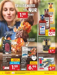 Gazetka promocyjna Netto Marken-Discount - Filial-Angebote - Gazetka - ważna od 27.05 do 27.05.2023 - strona 8 - produkty: bestpreis, Dijon Senf, Dorade, eis, femeg, fleisch, garnelen, grill, grillsauce, hüftsteak, jungbullen, Kühne, LG, maille, ndk, nuss, reis, sauce, saucen, senf, steak, Surf, Ti, Wild, wolfsbarsch, wurst, wurst in selbstbedienung