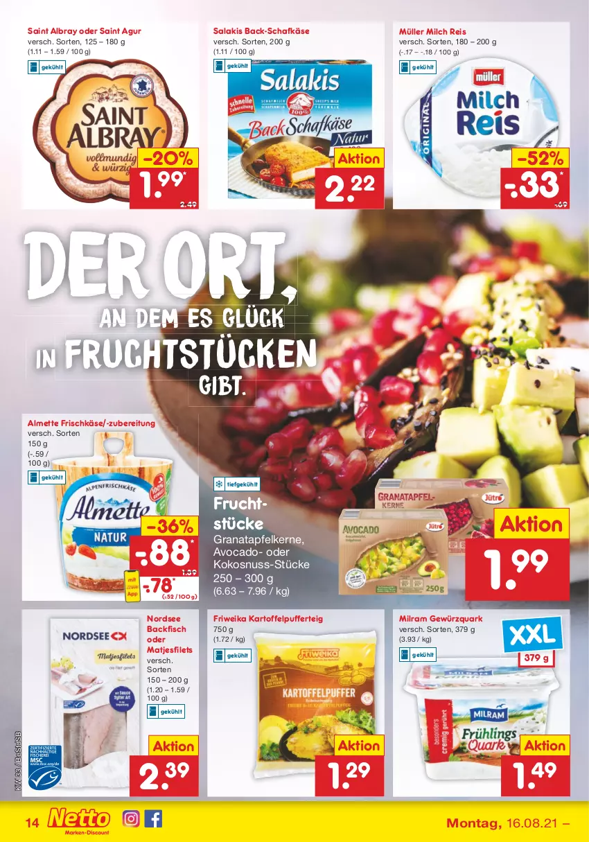 Aktueller Prospekt Netto Marken-Discount - Filial Angebote - von 16.08 bis 21.08.2021 - strona 14