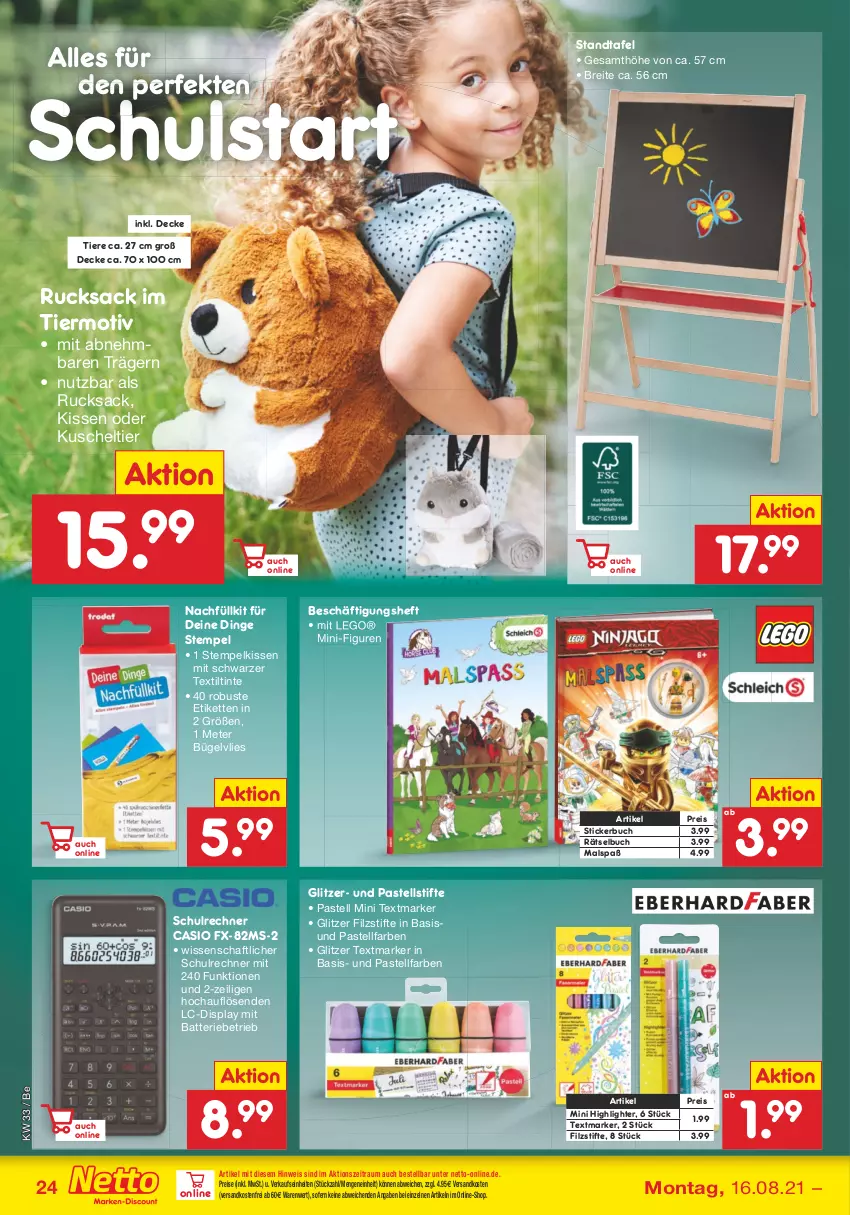 Aktueller Prospekt Netto Marken-Discount - Filial Angebote - von 16.08 bis 21.08.2021 - strona 24