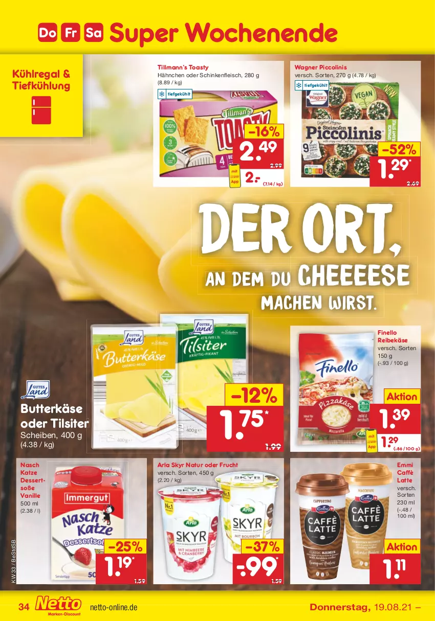 Aktueller Prospekt Netto Marken-Discount - Filial Angebote - von 16.08 bis 21.08.2021 - strona 34