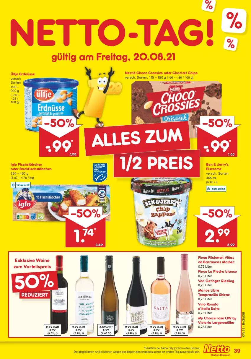 Aktueller Prospekt Netto Marken-Discount - Filial Angebote - von 16.08 bis 21.08.2021 - strona 39