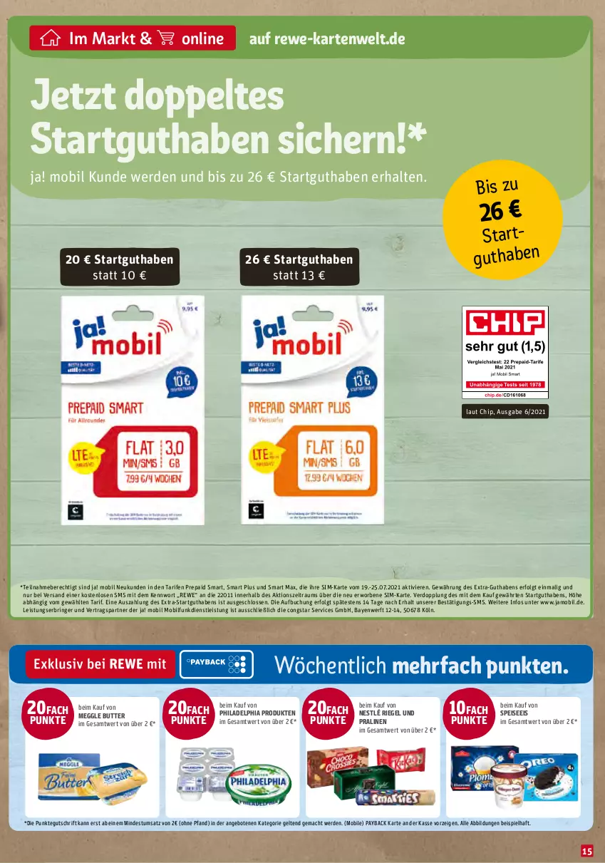 Aktueller Prospekt Rewe - Prospekte - von 19.07 bis 24.07.2021 - strona 15