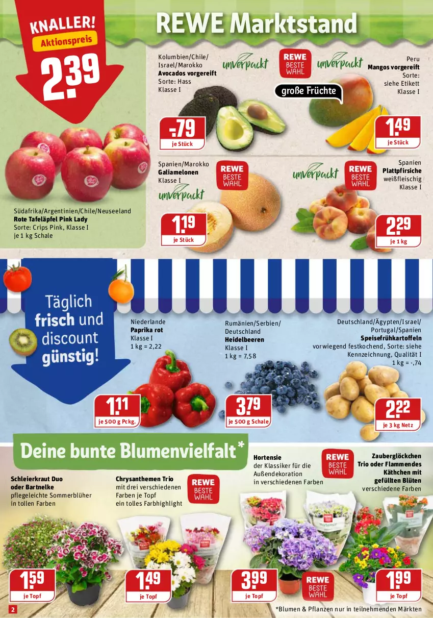 Aktueller Prospekt Rewe - Prospekte - von 19.07 bis 24.07.2021 - strona 2