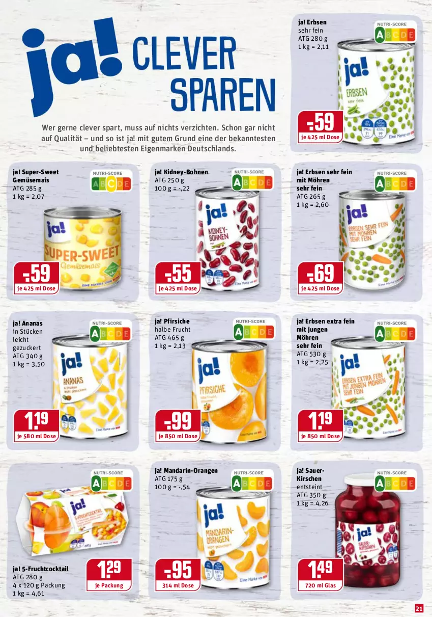 Aktueller Prospekt Rewe - Prospekte - von 19.07 bis 24.07.2021 - strona 21