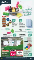 Gazetka promocyjna Netto - Woche 27 - Gazetka - ważna od 08.07 do 08.07.2023 - strona 14 - produkty: Anti-Fett-Pad, auer, eis, leifheit, leine, Meister, Reinigung, Roller, staubwedel, Teleskop, teleskopstiel, Ti, wäschespinne, waschmaschine, wedel, ZTE