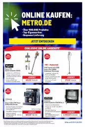 Gazetka promocyjna Metro - Online: Wochen-Angebote - Gazetka - ważna od 01.06 do 01.06.2025 - strona 2 - produkty: angebot, angebote, auto, backofen, Cap, cappuccino, cin, decke, Dyson, eis, Elektro, elle, erde, kaffee, kaffeevollautomat, LG, mac, Metro, milch, Mixer, ndk, Ofen, Rauch, reis, Ria, roba, rwe, Spezi, stabmixer, Ti