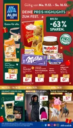 Gazetka promocyjna AldiSud - NÄCHSTE WOCHE - Gazetka - ważna od 16.12 do 16.12.2023 - strona 1 - produkty: aldi, angebot, angebote, auto, bier, bohne, bohnen, coppenrath, eis, ferrero, Goldstücke, joghur, joghurt, joghurt mit der ecke, leine, milka, Müller, nuss, nutella, reis, schoko, schokolade, sim, Ti, ZTE