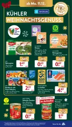 Gazetka promocyjna AldiSud - NÄCHSTE WOCHE - Gazetka - ważna od 16.12 do 16.12.2023 - strona 17 - produkty: alle artikel ohne dekoration, backfisch, butter, dekoration, eis, elle, filet, filets, fisch, fische, Fischer, iglo, kräuter, kräutern, lachs, lachsfilet, lachsfilets, natur, nuss, oro di parma, reis, Schere, spinat, teller, Ti, tisch, tomate, tomaten, ZTE