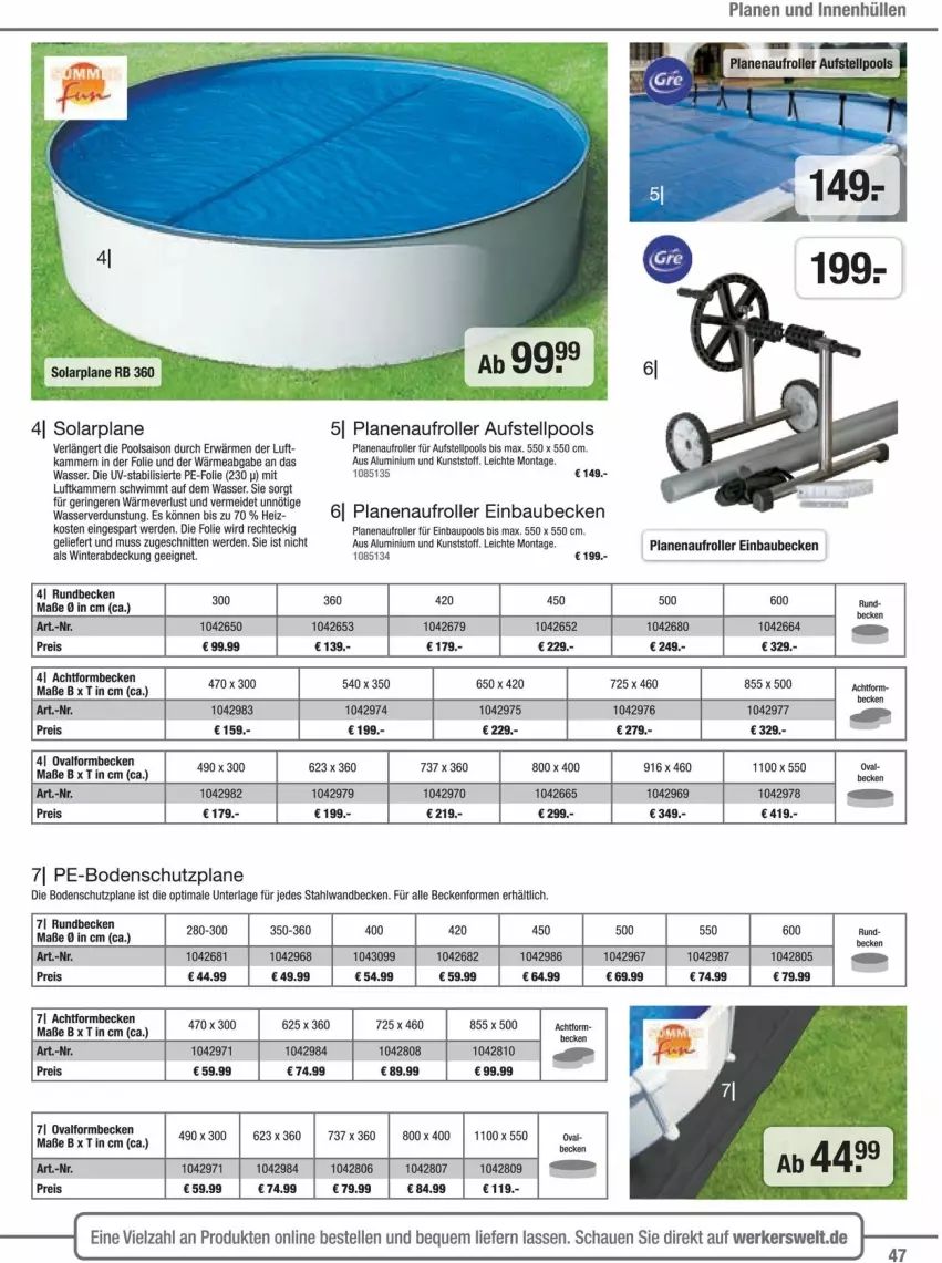 Aktueller Prospekt Werkers Welt - Prospekte - von 01.03 bis 31.08.2021 - strona 47