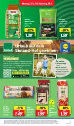 Gazetka promocyjna Lidl - Aktionsprospekt - Gazetka - ważna od 17.02 do 17.02.2024 - strona 11 - produkty: angebot, Bad, bio, bio gemüse, bioland, chips, cookie, cookies, eis, gewinnspiel, gutschein, gutscheine, hafer, nudel, nudeln, pfeffer, reis, saft, Sondey, Ti, vita, ZTE