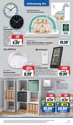 Gazetka promocyjna Lidl - Aktionsprospekt - Gazetka - ważna od 17.02 do 17.02.2024 - strona 35 - produkty: angebot, auto, batterie, batterien, Bau, coupon, dell, eis, elle, ente, Kinder, Mode, pool, Rauch, regal, reis, Ti, tisch, uhr, wanduhr, weck, Wetterstation, ZTE