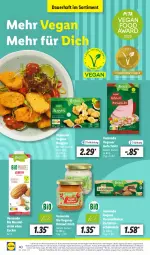 Gazetka promocyjna Lidl - Aktionsprospekt - Gazetka - ważna od 17.02 do 17.02.2024 - strona 50 - produkty: auer, aufschnitt, aufstrich, Bau, bio, brot, brotaufstrich, curry, dip, drink, karamell, keks, kekse, mac, mandel, Mandeldrink, nuggets, Palette, Rauch, schoko, schokolade, Ti, usb, Zartbitterschokolade, zucker