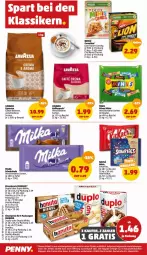 Gazetka promocyjna Penny - Prospekte - Gazetka - ważna od 06.08 do 06.08.2022 - strona 12 - produkty: beutel, bohne, bohnen, cerealien, duplo, eis, espresso, ferrero, hanuta, kaffee, kaffeepads, kitkat, lavazza, lion, milka, reis, riegel, schoko, schokolade, Ti, ZTE