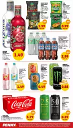 Gazetka promocyjna Penny - Prospekte - Gazetka - ważna od 06.08 do 06.08.2022 - strona 14 - produkty: 7UP, beutel, bugles, chips, coca-cola, cola, dell, Doritos, drink, eis, eistee, erbsen, erfrischungsgetränk, flasche, funny-frisch, getränk, gin, gurke, joghur, joghurt, kichererbsen, Kichererbsen Chips, lays, limo, linsen, Mirinda, monster, Monster Energy, nacho, nacho cheese, orange, paprika, pepsi, pet-flasche, pfirsich, radler, reis, rind, schweppes, sour cream, tee, Ti, tortilla, tortillas, zucker