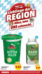 Gazetka promocyjna Penny - Prospekte - Gazetka - ważna od 06.08 do 06.08.2022 - strona 18 - produkty: Becher, butter, buttermilch, milch, sahne