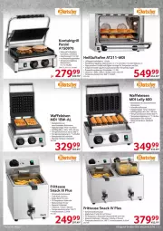 Gazetka promocyjna Selgros - Gastrokatalog - Gazetka - ważna od 31.01 do 31.01.2023 - strona 23 - produkty: Behälter, Brei, decke, Deckel, edelstahl, eis, Elektro, elle, fritteuse, grill, grillplatte, kontaktgrill, korb, latte, LG, Ofen, rel, Ria, snack, thermostat, Ti, timer, Waffeleisen