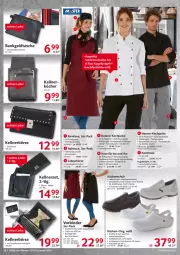 Gazetka promocyjna Selgros - Gastrokatalog - Gazetka - ważna od 31.01 do 31.01.2023 - strona 28 - produkty: Bank, Bau, baumwolle, eier, eis, ente, fenster, hose, Jacke, Kette, küche, Küchen, Kugel, Lederschuhe, LG, schuhe, Schürze, Tasche, taschen, tee, Ti, Tipi, tisch, tuc, wasser, wolle