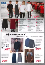 Gazetka promocyjna Selgros - Gastrokatalog - Gazetka - ważna od 31.01 do 31.01.2023 - strona 29 - produkty: arlo, Bau, baumwolle, Brei, eis, erde, hemd, hose, Jacke, jeans, Kugel, lack, Ria, rind, Schürze, Tasche, taschen, Ti, Tiere, wolle