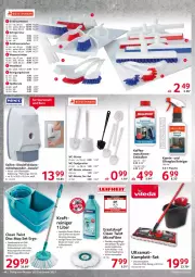 Gazetka promocyjna Selgros - Gastrokatalog - Gazetka - ważna od 31.01 do 31.01.2023 - strona 46 - produkty: bürste, Desinfektion, eimer, eis, elle, entkalker, espresso, garnitur, Garten, kaffee, kaffeemaschine, Kamin, Kehrgarnitur, kraft, leifheit, rama, reiniger, Reinigung, reinigungsbürste, Seife, Spezi, Teleskop, teleskopstiel, Ti, topf, wasser, WC-Bürste, Wischmopp