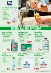 Gazetka promocyjna Selgros - Gastrokatalog - Gazetka - ważna od 31.01 do 31.01.2023 - strona 49 - produkty: ACC, auer, bier, bio, biozidprodukte, bürste, bürsten, cin, corona, Desinfektion, edelstahl, eis, elle, flasche, geschirr, getränk, getränke, Gläser, Hefe, LG, Lippenstift, Lotion, malz, Rauch, reiniger, Reinigung, reis, rwe, Schal, Schale, schauma, Spülen, spülmaschinen, tablet, tablett, Tablette, Ti, tisch, tomate, tomaten, wasser