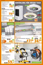 Gazetka promocyjna  - Prospekt für Globus Baumarkt  Achern - Gazetka - ważna od 21.05 do 21.05.2022 - strona 22 - produkty: akku, Arbeitsleuchte, auer, aust, decke, deckenleuchte, eis, gsw, Kabeltrommel, led-deckenleuchte, Leuchte, Nachtlicht, Philips, Schal, steckdose, Ti, timer, trommel, überhitzungsschutz, usb, ventilator, wasser, wassertank