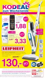 Gazetka promocyjna Kodi - Prospekte - Gazetka - ważna od 21.04 do 21.04.2022 - strona 8 - produkty: akku, Akku-Staubsauger, angebot, angebote, aust, deo, deospray, eis, Elektro, elle, reis, shampoo, staubsauger, teller, Ti