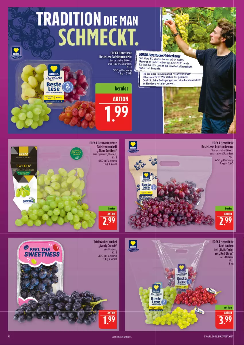 Aktueller Prospekt Marktkauf - Prospekt - von 04.10 bis 10.10.2026 - strona 10 - produkty: Bau, bio, deka, ente, natur, nuss, pflanze, pflanzen, ritter, tafeltrauben, Ti, trauben