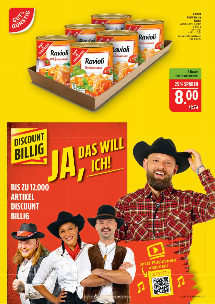 Aktueller Prospekt Marktkauf - Prospekt - von 04.10 bis 10.10.2026 - strona 20 - produkty: discount, eis, ravioli, reis, Ti